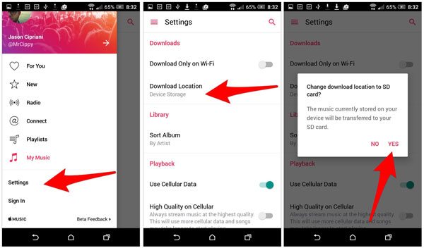 download apple music songs to android