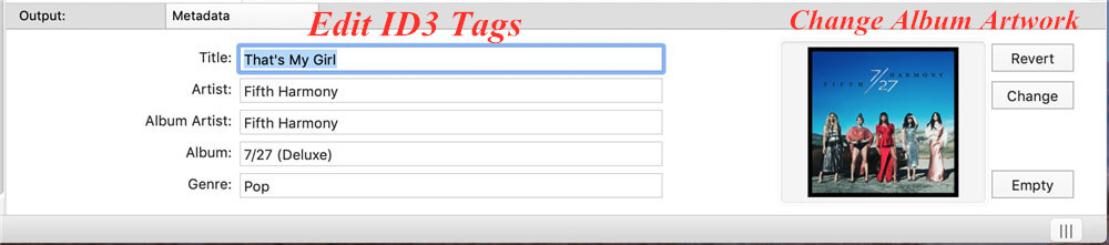 Edit the ID3 Tags